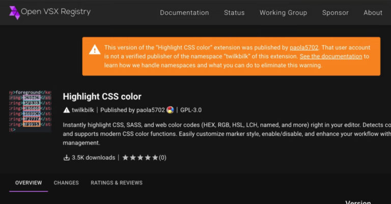 GlassWorm Supply-Chain Attack Abuses 72 Open VSX Extensions to Target Developers