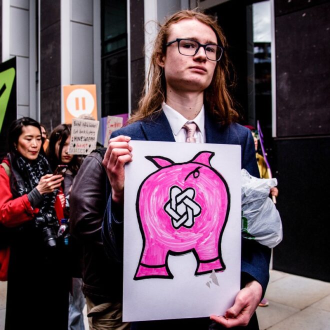 The Rage at OpenAI Has Grown So Immense That There Are Entire Protests Against It