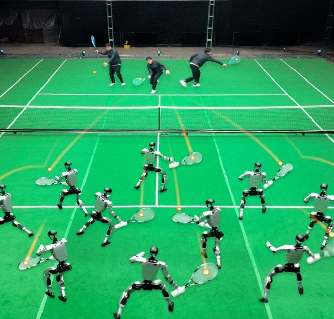 This Video of a Humanoid Robot Playing Perfect Tennis Is Extremely Impressive