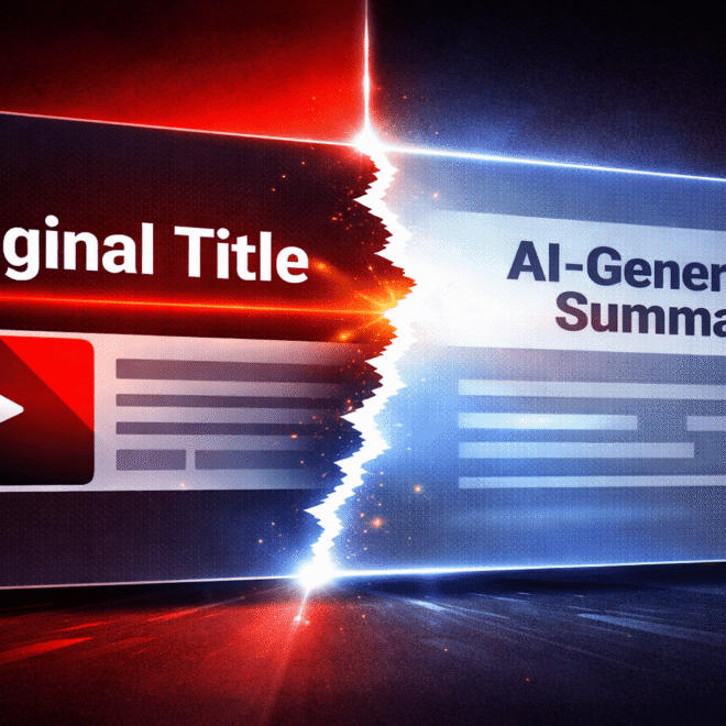 YouTube test replaces video titles with AI summaries
