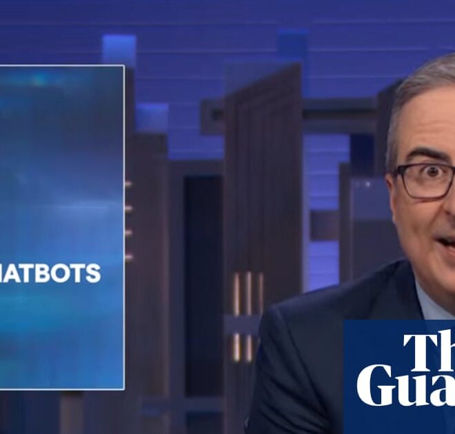 John Oliver on AI chatbots: ‘Behind that machine is a corporation trying to extract a monthly fee from you’ | John Oliver