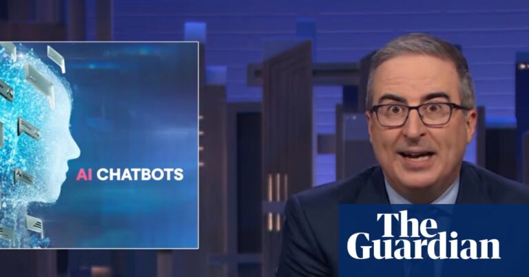 John Oliver on AI chatbots: ‘Behind that machine is a corporation trying to extract a monthly fee from you’ | John Oliver