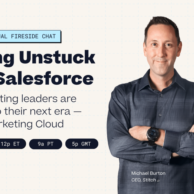 How marketing leaders are getting unstuck from Salesforce
