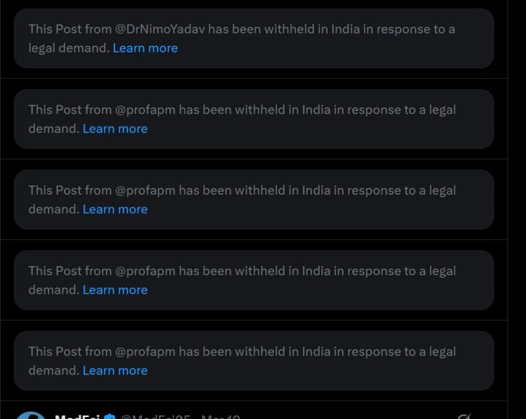 India Sees 40+ Takedowns in March 2026 Censorship