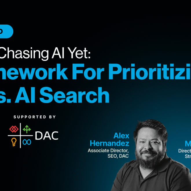 An SEO vs. AI Search Priority Framework