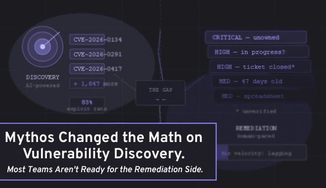 Mythos Changed the Math on Vulnerability Discovery. Most Teams Aren’t Ready for the Remediation Side