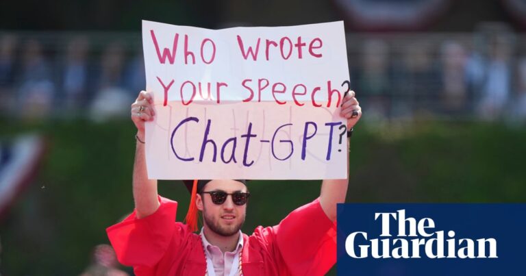 US students on why they booed their pro-AI graduation speakers: ‘They’re not reading the room’ | Technology