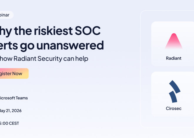 Webinar: What the Riskiest SOC Alerts Go Unanswered