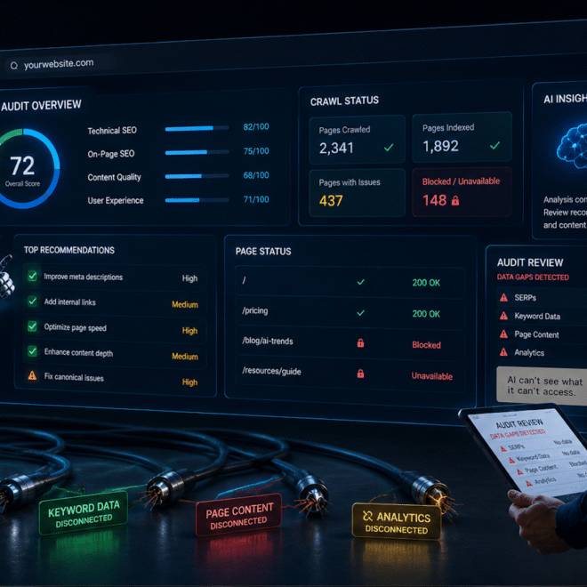 SEO/GEO audits with AI fail without these 3 essentials