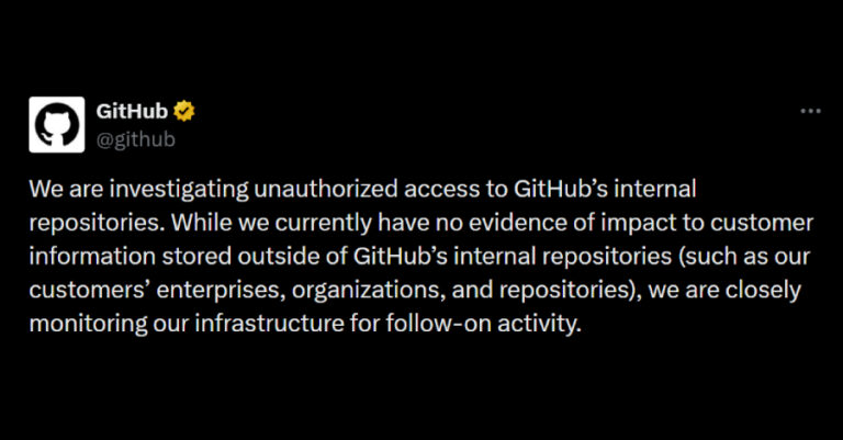 GitHub Investigating TeamPCP Claimed Breach of ~4,000 Internal Repositories