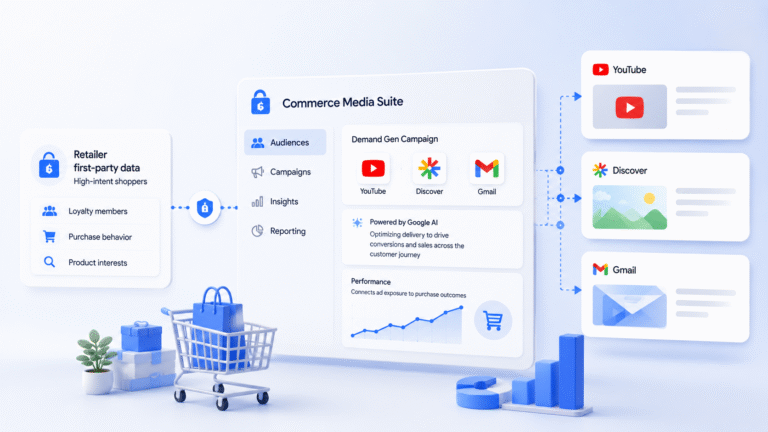 Commerce media expands beyond retail sites with Demand Gen integration