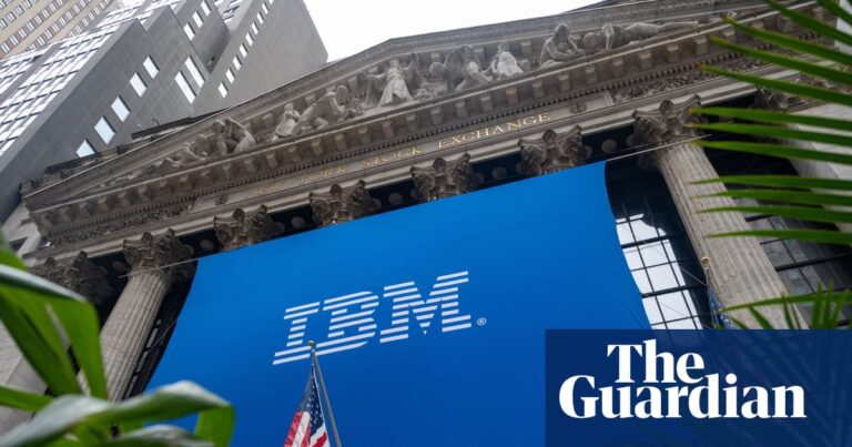 IBM loses quarter of its value as tech giant’s shares plunge and profits falter | IBM