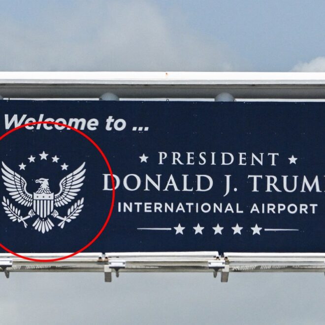 The Logo for Donald Trump International Airport Appears to Be AI Slop